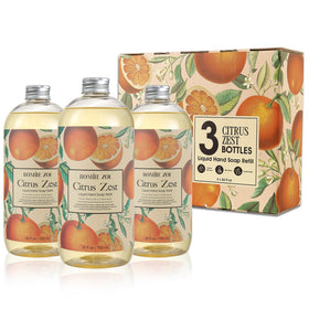 ROMIIE ZOI Liquid Hand Soap Refill 3-Pack Citrus Zest front view