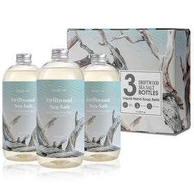 ROMIIE ZOI Liquid Hand Soap Refill Driftwood 3-Pack front view