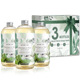 ROMIIE ZOI Liquid Hand Soap Refill Eucalyptus Mint 26 Fl Oz front view