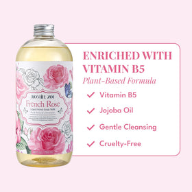 ROMIIE ZOI Liquid Hand Soap Refill Rose 750ml label detail