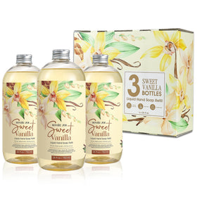 ROMIIE ZOI Liquid Hand Soap Refill Sweet Vanilla 3-pack front view
