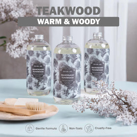 ROMIIE ZOI Liquid Hand Soap Refill Teakwood packaging