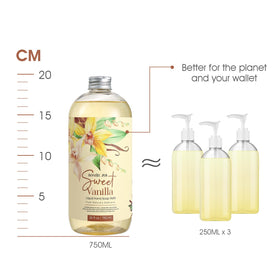 ROMIIE ZOI Sweet Vanilla soap in a kitchen setting