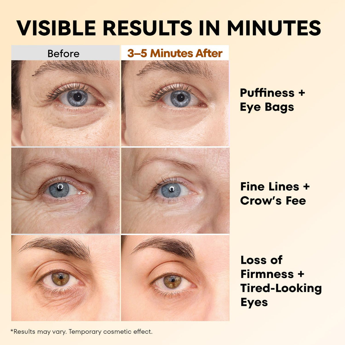 RONKIE Instant Firm Eye Tightener packaging side view