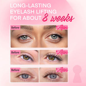 RONKIE Lash Lift Kit contents including tools and solutions