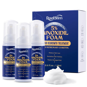 RootStim 5% Minoxidil Foam 6 FL.OZ front view