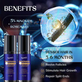 RootStim 5% Minoxidil Hair Growth Serum back view
