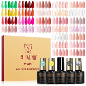 ROSALIND 30pcs Jelly Gel Polish Set showing 26 translucent colours