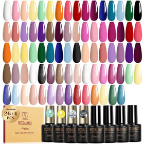 ROSALIND Gel Nail Polish Set 30pcs with various colours