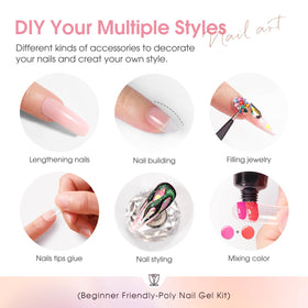 ROSALIND Nail Gel application process demonstration