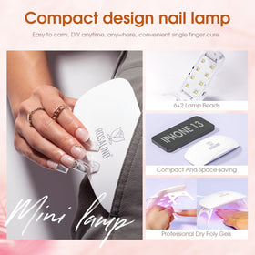 ROSALIND nail gel kit with slip solution and brushes