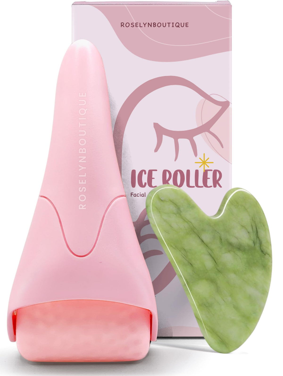 ROSELYNBOUTIQUE Ice Roller pink model front view