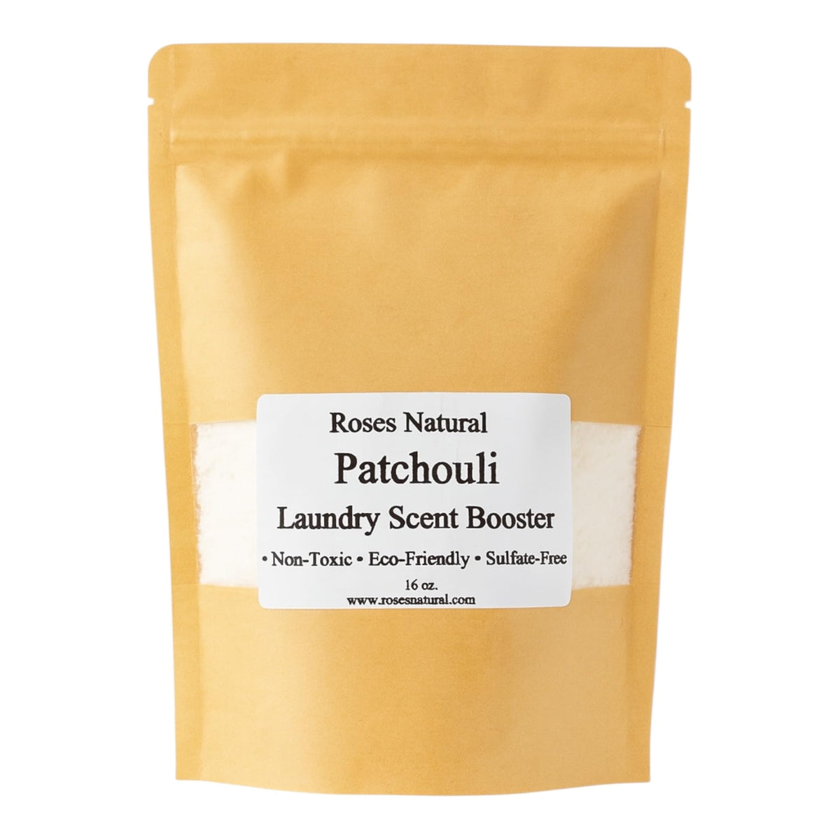 Roses Natural Patchouli In-Wash Laundry Scent support 16 oz front view