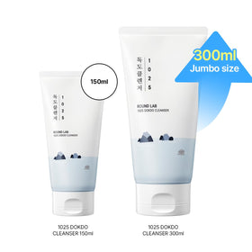 ROUND LAB 1025 Dokdo Cleanser back view showing ingredients