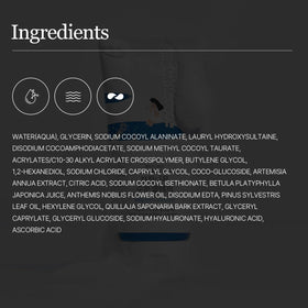 ROUND LAB Birch Juice Moisturizing Cleanser back view showing ingredients