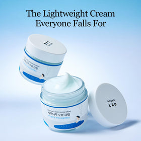 ROUND LAB Birch Juice Moisturizing Cream open jar showing cream