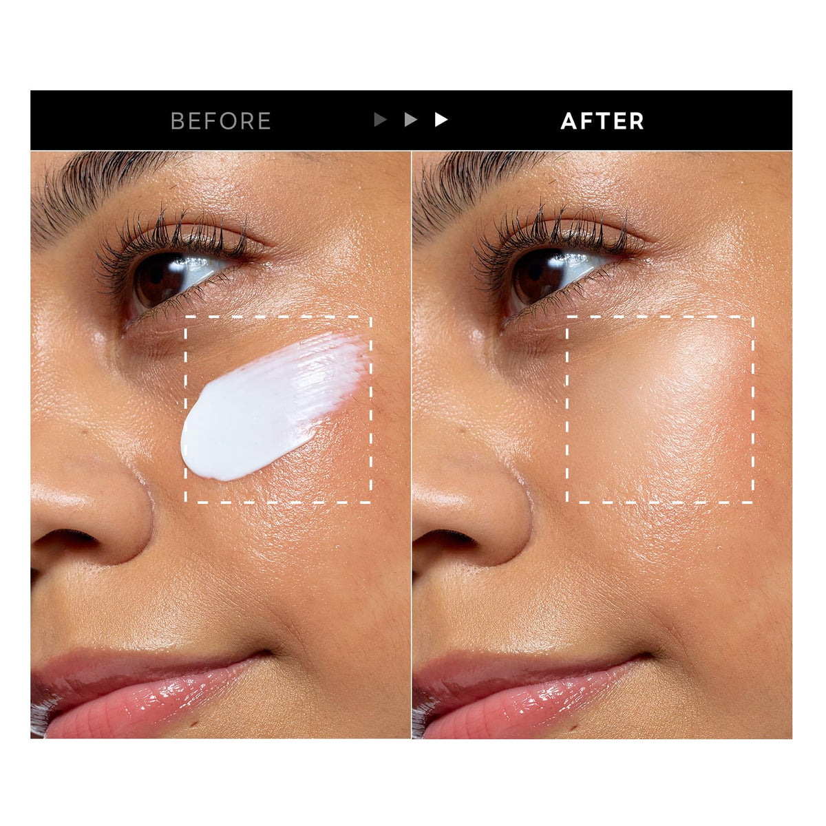 ROUND LAB Birch Juice Sunscreen application on face