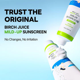 ROUND LAB Birch Juice Sunscreen packaging with detailed label