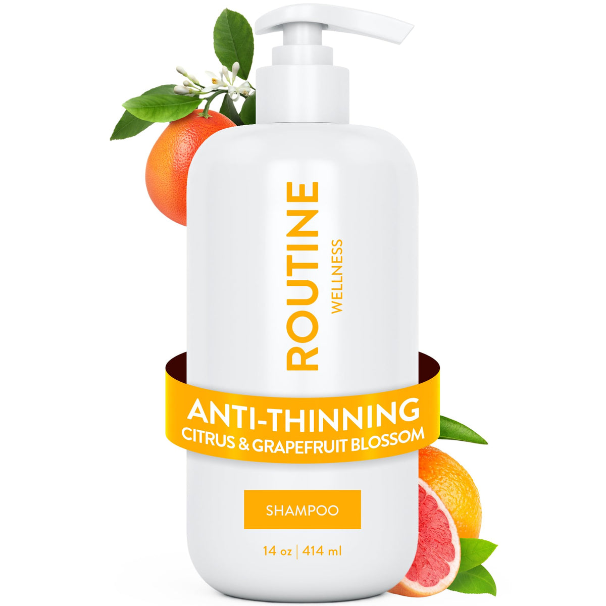 Routine Wellness Anti-Thinning Shampoo front view 481g