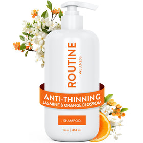 Routine Wellness Anti-Thinning Shampoo Jasmine & Orange Blossom front view