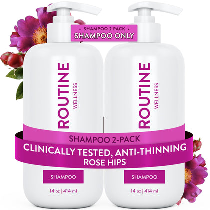 Routine Wellness Anti-Thinning Volumizing Shampoo front view