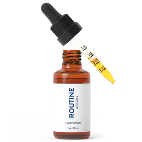 Routine Wellness Hair Serum 30ml front view with rosemary and argan oil