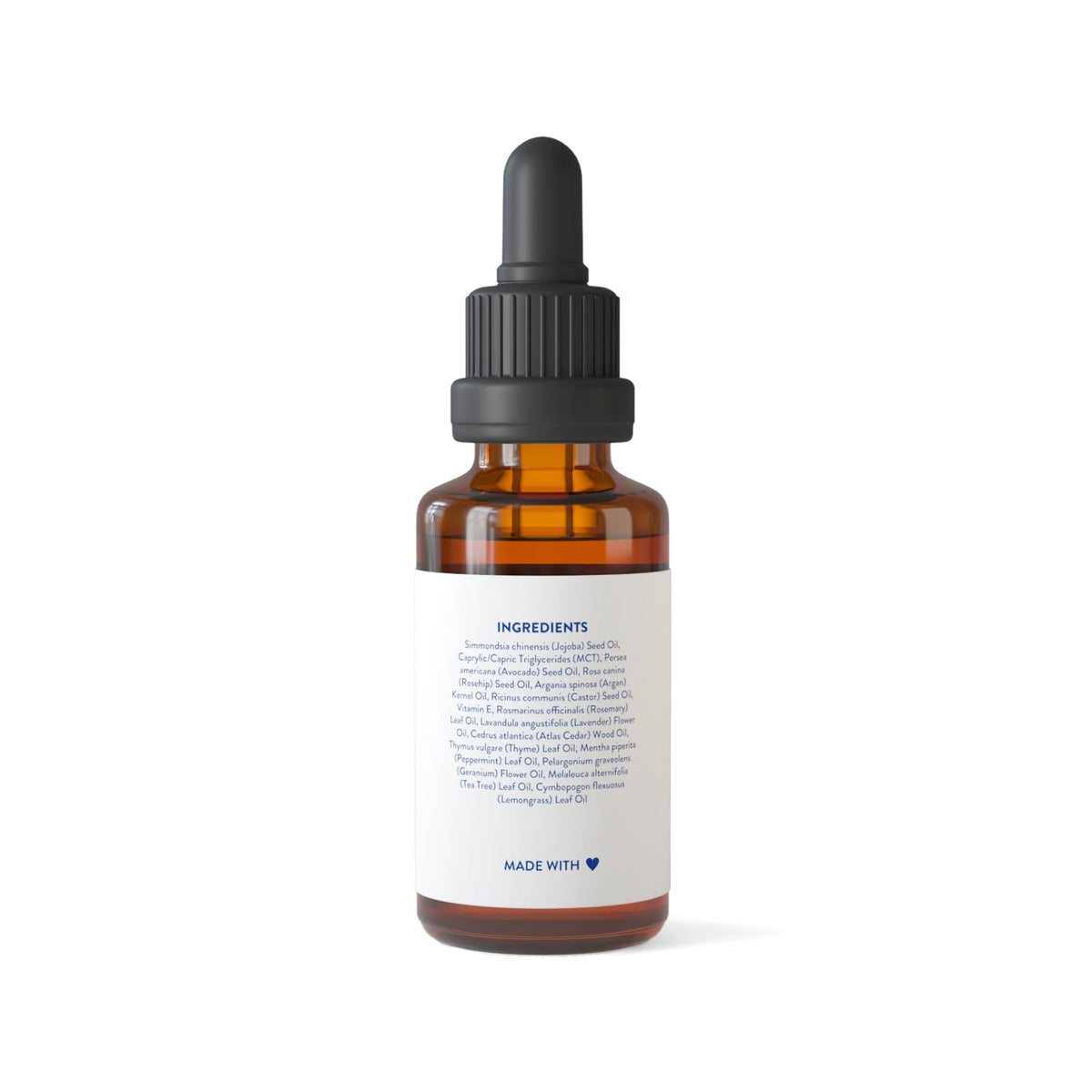 Routine Wellness Hair Serum in a bathroom setting next to hair care products