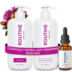 Routine Wellness Shampoo and Conditioner Set front view
