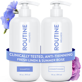 Routine Wellness Shampoo & Conditioner Set front view