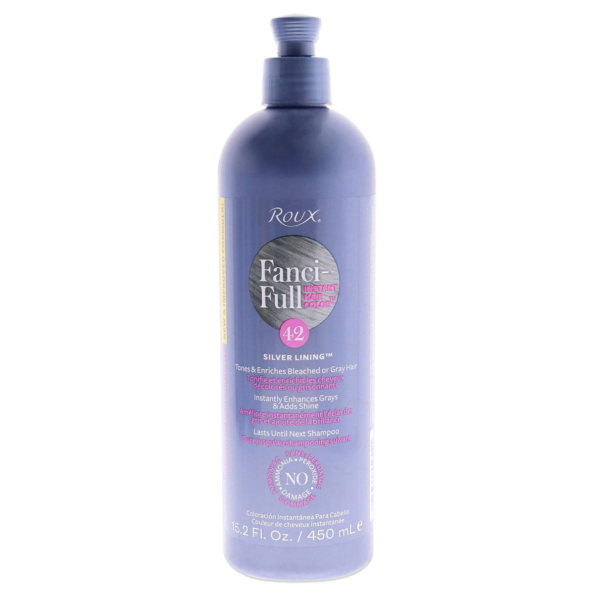 Roux Fanci-Full Instant Hair Color Rinse 42 Silver Lining front view