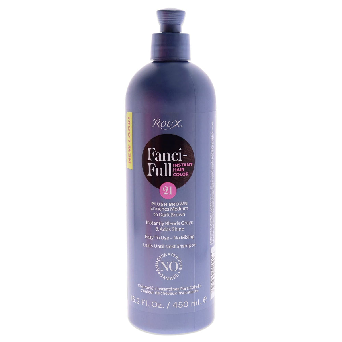 Roux Fanci-Full Rinse Plush Brown 15.2 fl oz front view
