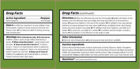 Roycederm Antifungal Bar Soap with ingredients list