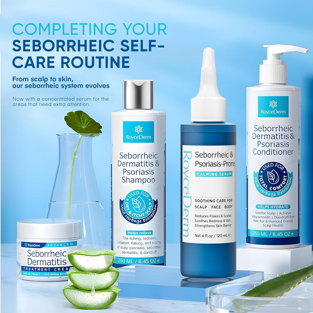 Roycederm calming serum lifestyle scene