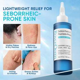 Roycederm calming serum packaging side view
