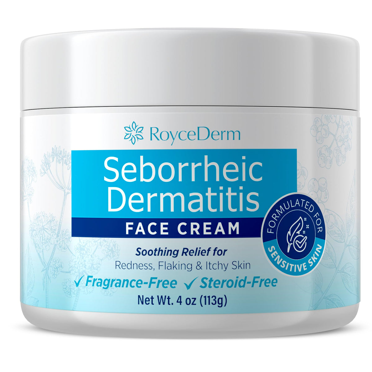 Roycederm Face Cream 4 oz front view