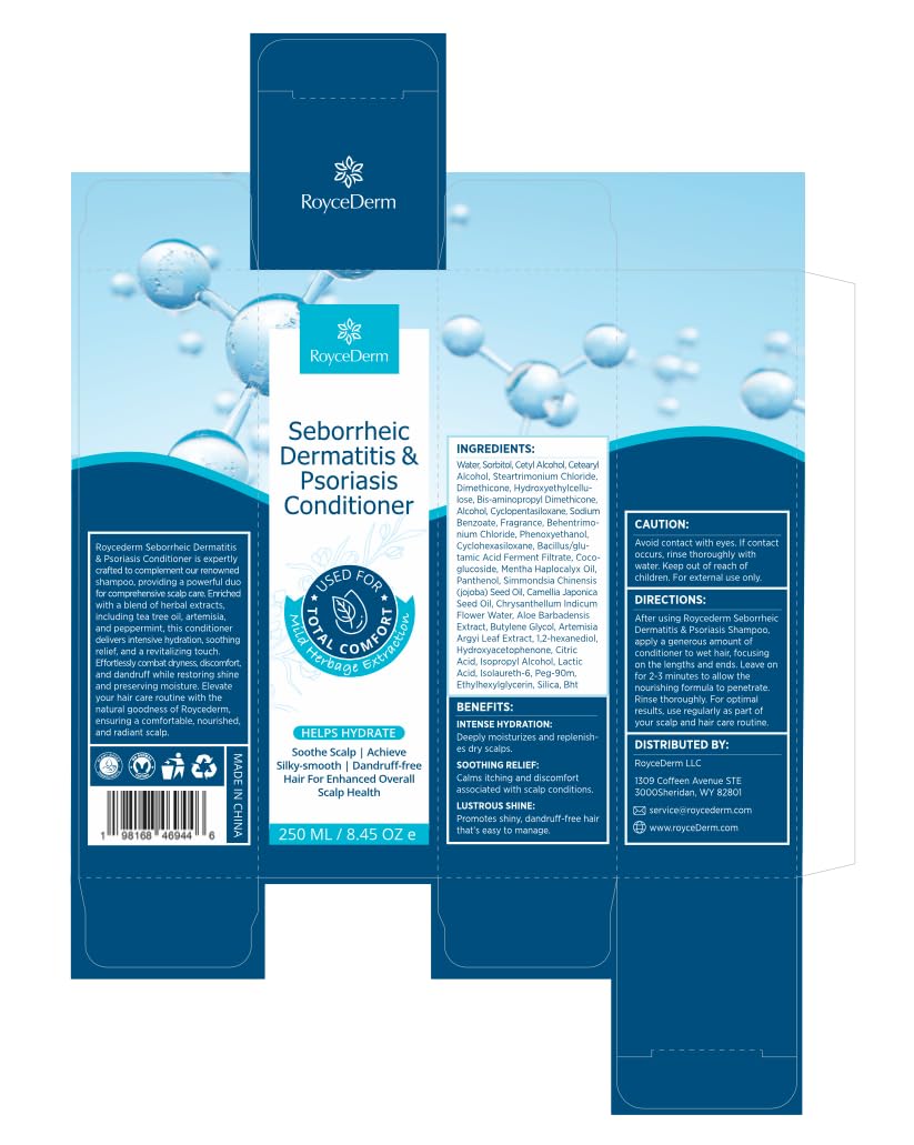 Roycederm Scalp Care Conditioner packaging details