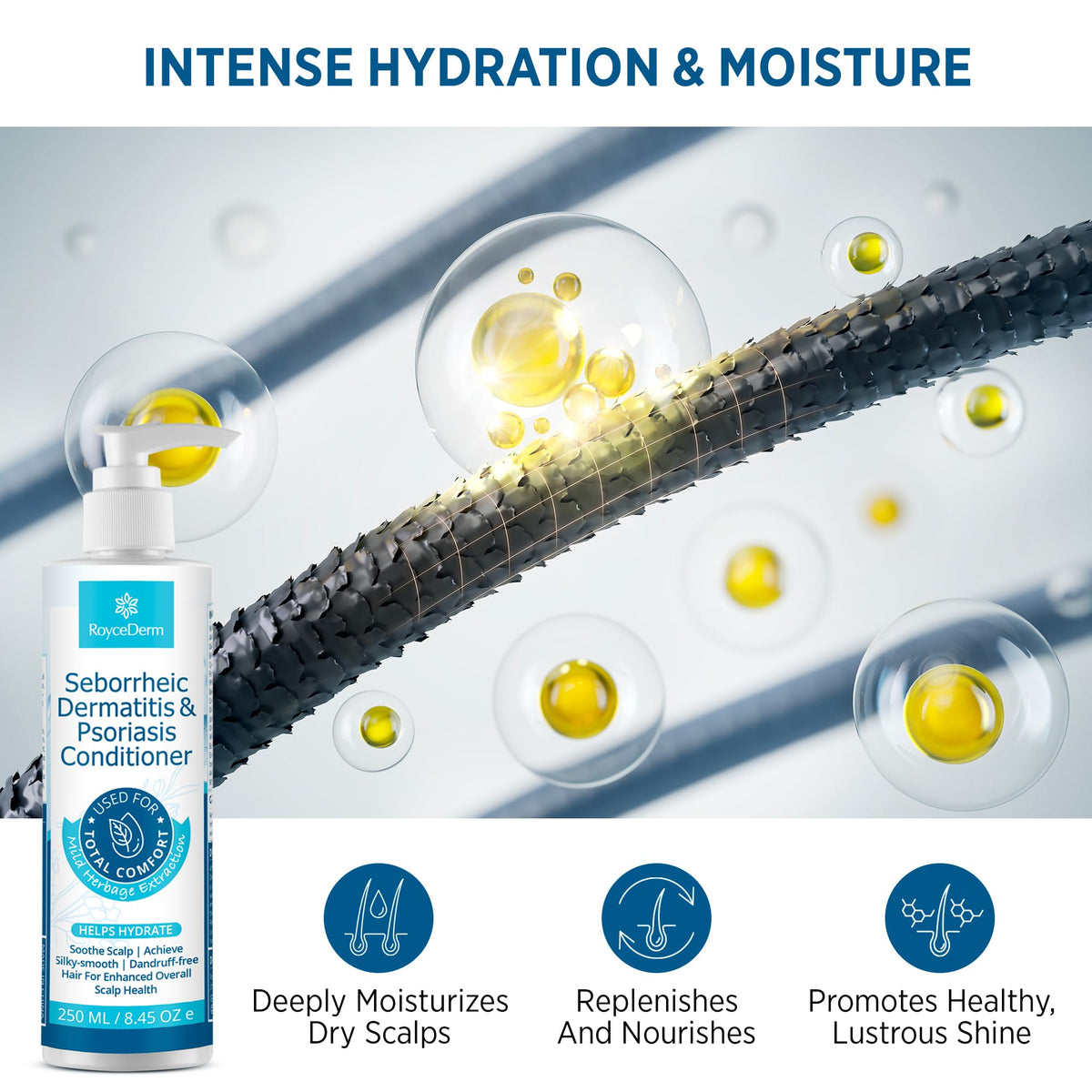 Roycederm Scalp Care Conditioner with botanical extracts