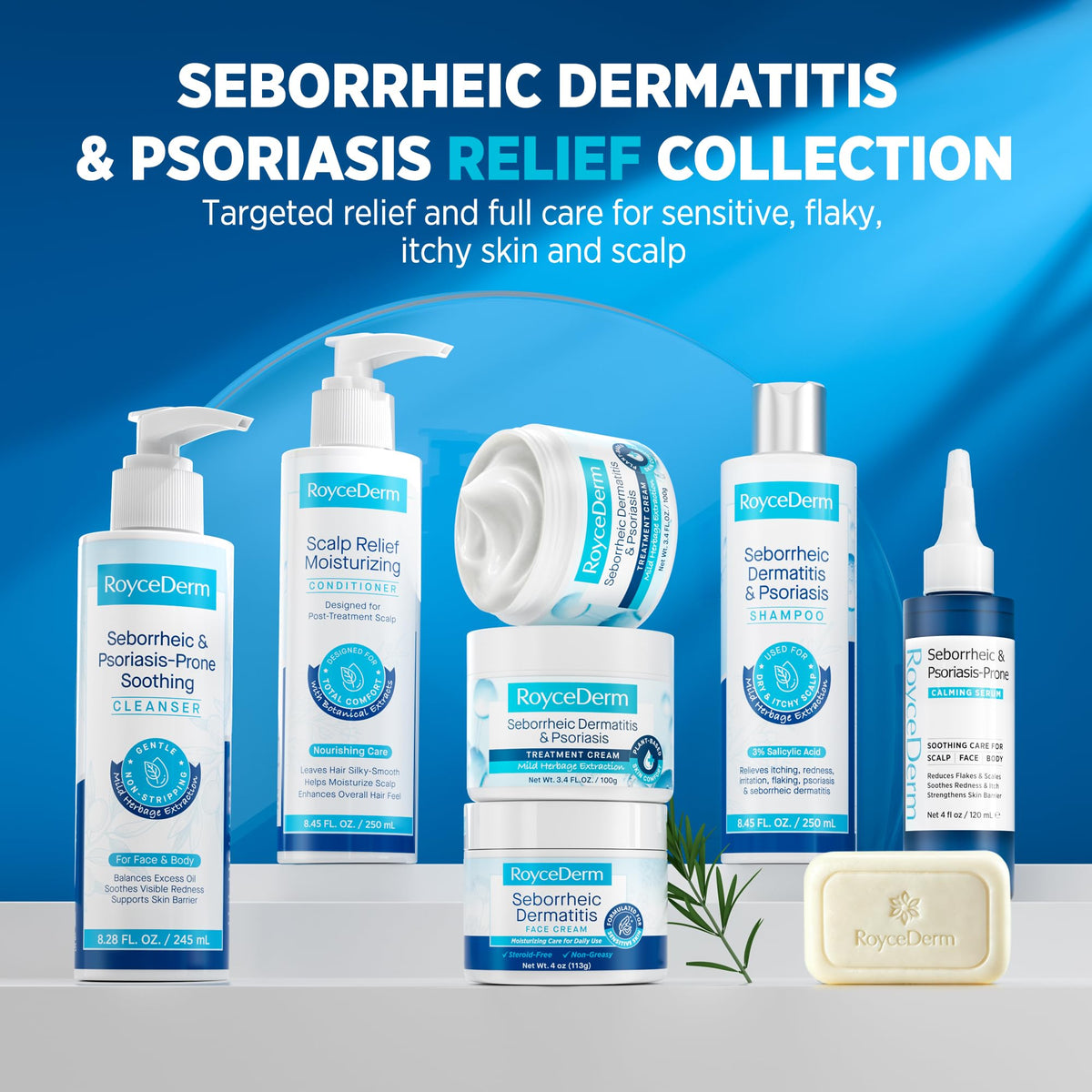 Roycederm Scalp Care Set with herbal ingredients