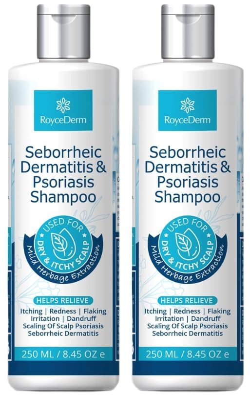 Roycederm Seborrheic Dermatitis Shampoo 2 Pack front view