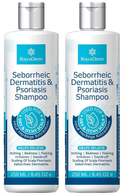 Roycederm Seborrheic Dermatitis Shampoo 2 Pack front view
