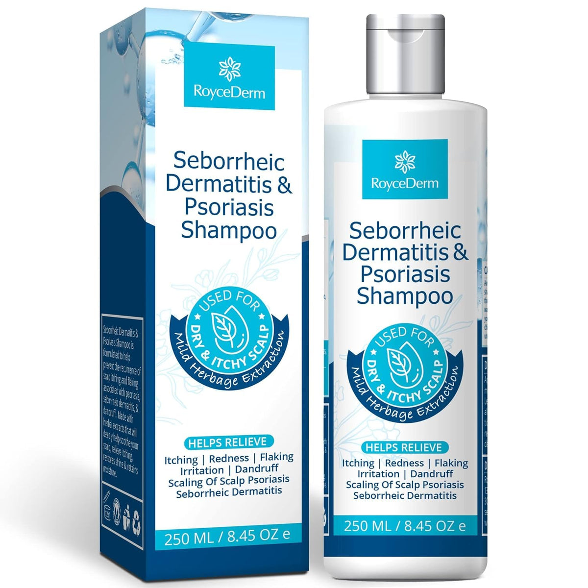 Roycederm Seborrheic Dermatitis Shampoo 331g front view