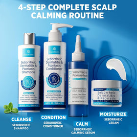 Roycederm serum application on scalp