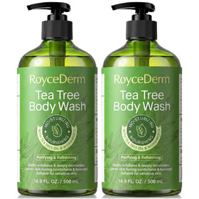 Roycederm Tea Tree Body Wash & Soap front view