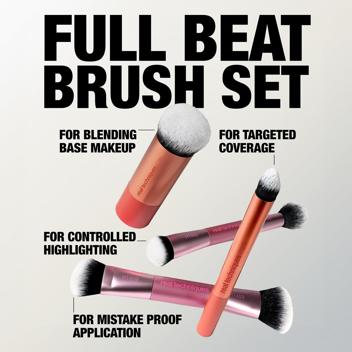 RT 270 Spot Concealer Brush close-up showing soft bristles