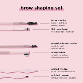 RT Dual-Ended Brow Spoolie and Flat Brow Brush