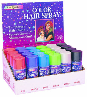 Rubies Red Haircolor Costume Hairspray 3 ounce can side view