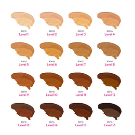 Ruby Kisses 3D Face Creator Cream Foundation Level 3 applied on model