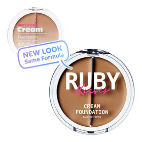 Ruby Kisses 3D Face Creator Cream Foundation Level 8 texture close-up