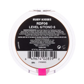 Ruby Kisses 3D Face Creator Cream Foundation with makeup accessories
