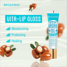 Ruby Kisses Vita-Lip Gloss packaging with mint and coconut